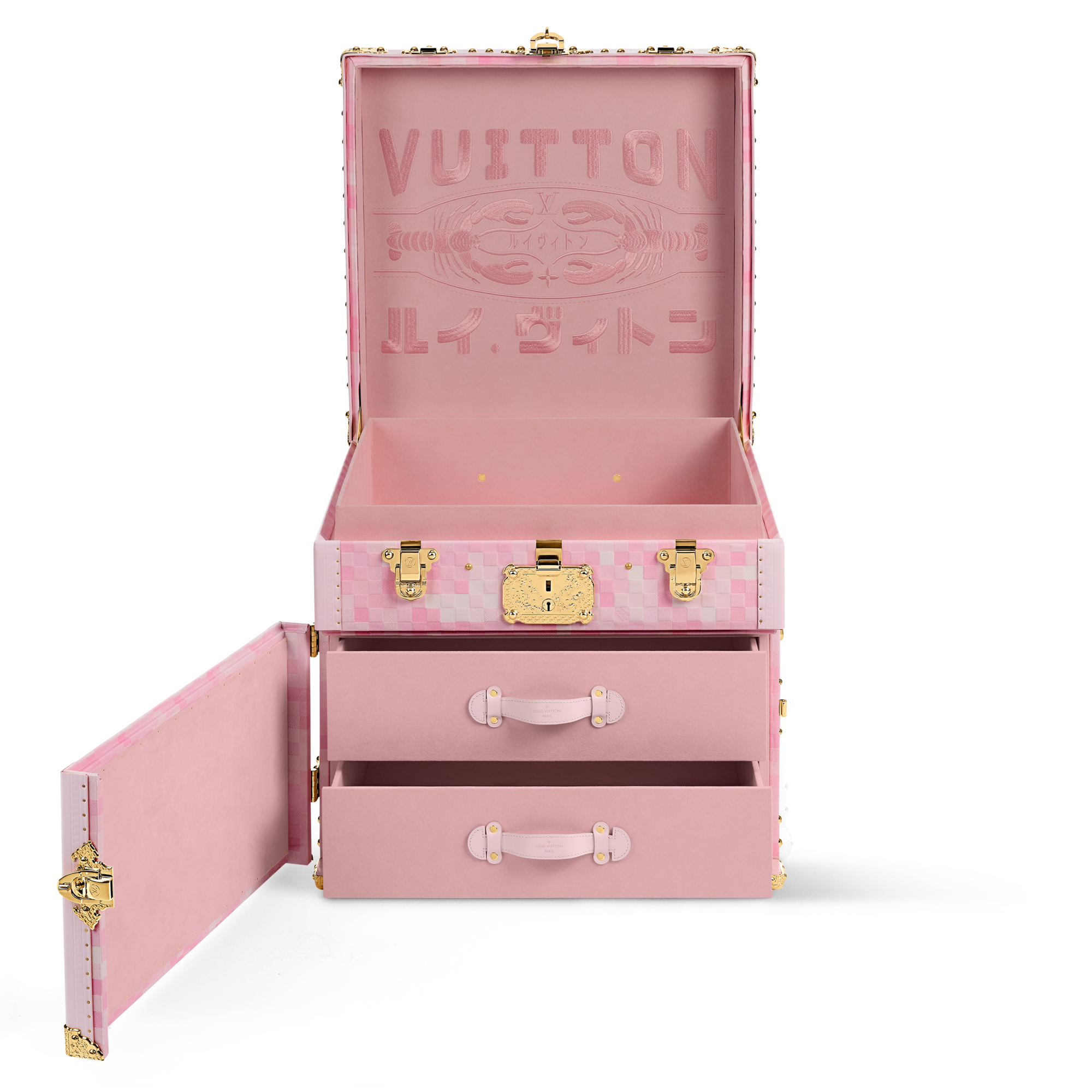 「ピンクの猫」ルイヴィトン パリ テキサス LVサークル louis-vuitton-courrier-lozine-